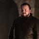 Samwell Tarly looks happy about something.